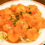 大エビのチリソース煮（栄華楼 品川グランドセントラルタワー店）