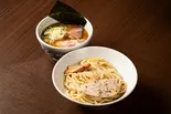 大山鶏のつけめん(三種チャーシュー入り)（つけめんさなだ 千住本店）