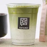 静岡県産オーガニック玄米茶ラテ Organic Genmaicha Latte In Shizuoka（オーガニック日本茶と畳カフェTEA TATAMO！練馬高松店）