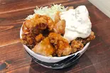 甘酢あんかけ唐揚げ×たっぷりタルタル唐揚げ丼（贅沢極み唐揚げ あご家）