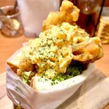 チキン南蛮サンド(こんなにデカいサンドイッチは反則だ)