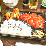 エビチリ弁当 Stir Fried Shrimp with Chili Sauce Bento Box（中華料理 三幸苑）