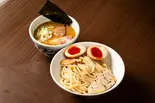 味玉つけめん(三種チャーシュー入り)（つけめんさなだ 千住本店）