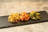 キムチの盛り合わせ   【お得】オクラとナムルとキムチの盛り合わせ（健康増進野菜たっぷりビビンバ食堂〜BIBIMOG〜博多店）