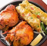 シークカバブ＆チキンティッカ盛り合わせ Seekh Kabab ＆ ChickenTikka（インドネパールレストランNEW POKHARA）
