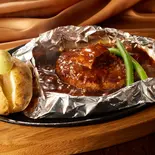 【153】濃厚ビーフシチューの包み焼きハンバーグ110g（ココス 大橋店）