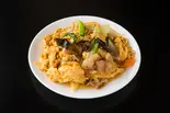 豚肉きくらげ玉子 Pork with Cloud Ear Mushroom and Egg(上海亭 竹ノ塚店)