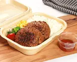 肉汁あふれる贅沢Wハンバーグ〈さっぱり和風おろし〉（名古屋飯 丼＆ハンバーグ専門店 躍郎喜(おどろき)）