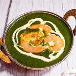 エビほうれん草カレー(マナカマナ インドネパールレストラン)