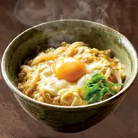 (小さめ丼)卵2個使った幸せになれる夢の玉子とじ丼（名物！出汁の効いたカレーうどん 土佐堀 亀一）