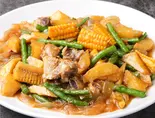 東北風豚肉野菜の煮込み (东北一锅出)（宏福楼）