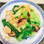 竹の子椎茸と青菜の炒め(嘉賓)