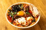チャーシュー旨辛スタミナ中華そば（背脂煮干中華そば 我武者羅 方南通り店）