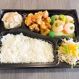 台湾風酢豚とエビ豆腐(ライスおお盛り無料)（和之味）