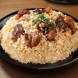 牛中落ちカルビチャーハン 炒飯ダブル 肉ダブル≪2485≫（チャーハン 皇王 博多店）