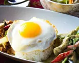 R3ガッパオ＆グリーンカレー＆ジャスミンライス/Green Surry＆ Gapao Rice Set（タイ・アヨタヤ 立川本店）
