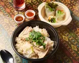 S10カオマンガイ＆生春巻き/Khao Man Gai(Chicken Rice) ＆ Fresh Spring Roll（タイ・アヨタヤ 立川本店）