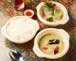 S1グリーンカレー＆生春巻き/Chicken Green Curry＆ Fresh Spring Roll（タイ・アヨタヤ 立川本店）