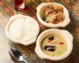 S3グリーンカレー＆鶏の唐揚げレモングラス風味（タイ・アヨタヤ 立川本店）