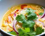 N2カオソイ(タイカレーラーメン)/Chicken Curry Noodle/ข้าวชอยไก่（タイ・アヨタヤ 立川本店）