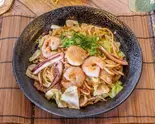 海鮮塩焼きそば(かみなり 一条通り店)