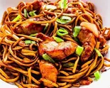 チキン焼きそば Chicken chaumin（ゴクルインドレストラン福大前Gokul Indianrestaurant）