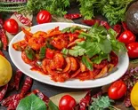 エビチリPrawn chilli（ダンネバード）