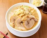 ニンニク背脂G系 豚増しらーめん(デリバリーでも絶品 麺や天鳳 方南町店)