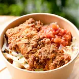 レッドホットフライドチキンオーバーライス（ハイカラフライドチキン 秋葉原店）
