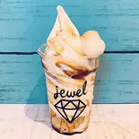 黒蜜きなこソフト（Jewel クレープ・アイス専門店）