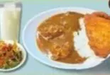 チキンカレーライス Chicken Curry Rice カツ付（スパイシーカレー 彩門）