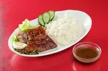 焼鴨飯(焼きカモご飯)（世界飯店）