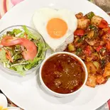 【新メニュー】チキンデビルプレート Chicken Devil Plate（セイロンカリー）