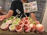 野菜巻き串5本盛り（焼鳥居酒屋ポロロ）