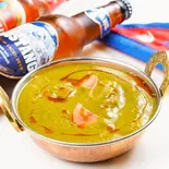 ほうれん草とチキンカレー Spinach ＆ Chicken Curry（ゴクルインドレストラン福大前Gokul Indianrestaurant）