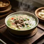 ラム肉のスープ(羊肉汤、大碗)（正宗中国味·羊大厨）