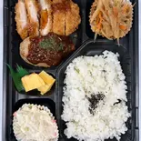 とんかつハンバーグ弁当（dolmen＆遊 with リンダリンダ）