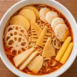 (22) 甘み根菜とシャキシャキ野菜セット(清甜根茎脆蔬套餐)（にゃんこ麻辣烫住吉店 七福煎餅）