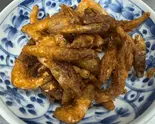 小エビの唐揚げピリ辛麻婆味（良心的大衆酒場 鶴亀八番 永福町店）
