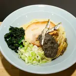 極濃煮干油そば（東京極上煮干 野毛店）