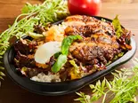 【肉×肉】メキシカンタコライス with スパイシーケイジャンチキン（タコライスベイビー住吉 TacoRice Baby Sumiyoshi）