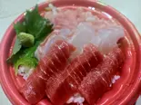 戸ノ下太郎丼 鯛、鮪、ネギトロ（立川海鮮丼モンロー）