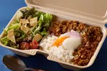 温玉乗せタコス風キーマカレー Soft Boiled Egg Taco Keema Curry（【濃厚チーズ＆アボカド】天才のタコライス 天王寺店）
