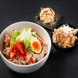 花道定食(豚キムチ冷麺)(豚冷麵 花道 西小山店)