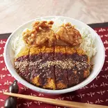 八丁味噌かつ丼 300(唐揚2)（丼ぶりとうどん つるや 大橋店）
