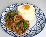 ガパオ ヌア ラートカオ(牛肉のガパオ)（オリエンタルデリ白金店）