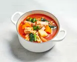 【定番】お肉とゴロッと野菜の美味しいスープ（すーぷのあるせいかつ 上野入谷 Life with Soup UENOIRIYA(スープ)）