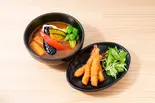 自家製有頭エビフライのスープカレー（スープカレー 北海ほくほく亭）