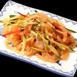 クラゲと野菜の甘酢和え（友福中華料理）