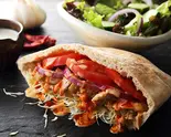 『ヘルシーチキン』ケバブ ピタパンサンド【サラダ付き】（Mrs Istanbul Kebab Delivery 高宮1丁目2号店）